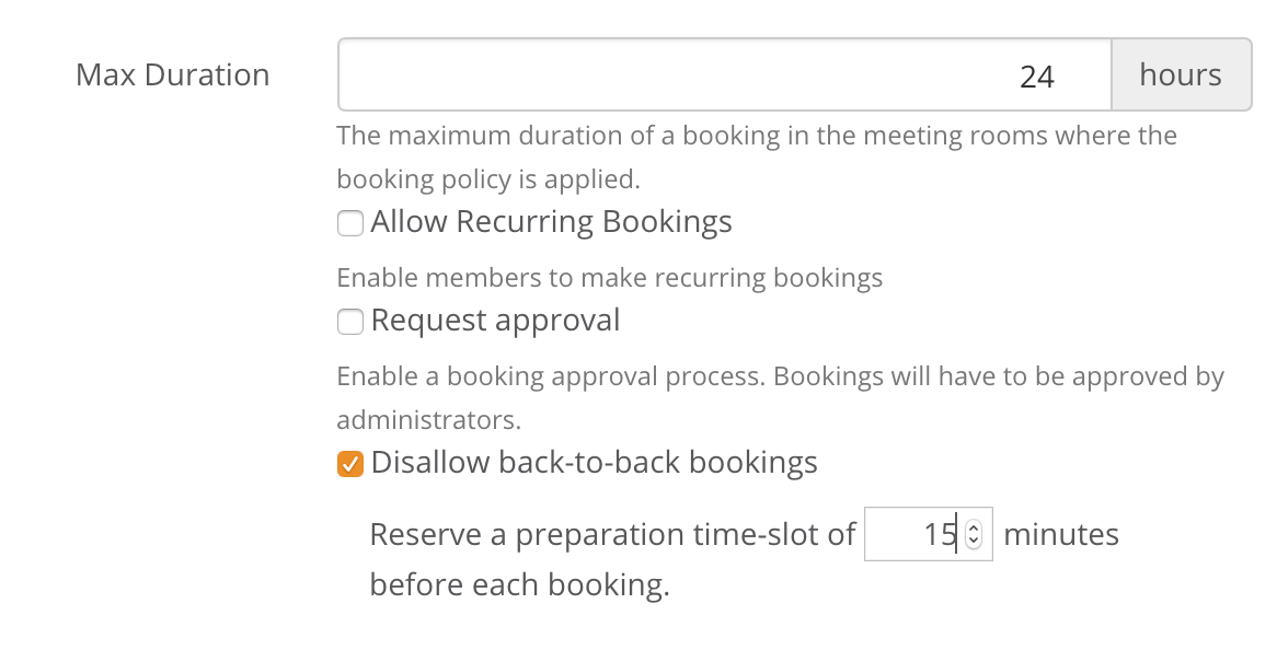 Back To Back Bookings Officernd Help